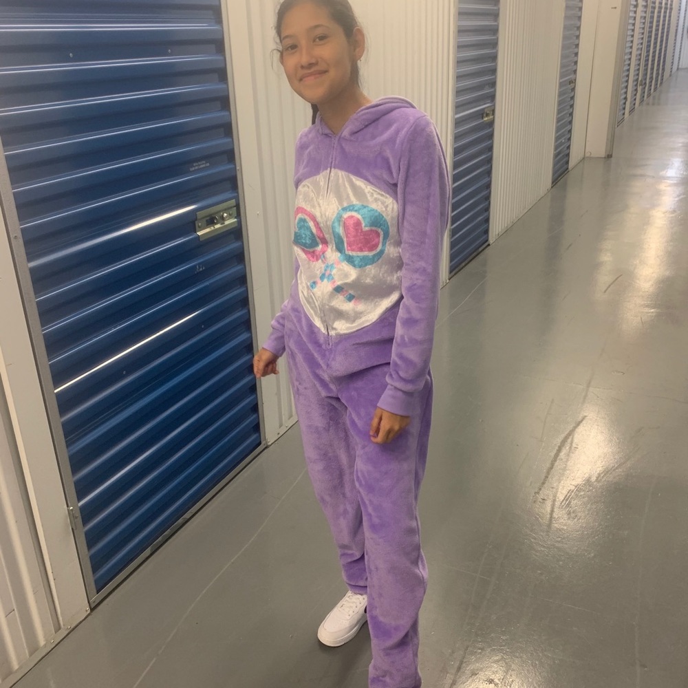 Onsiee pajama purple care bear